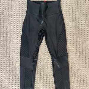 XSP Spanx Faux Leather Moto Leggings